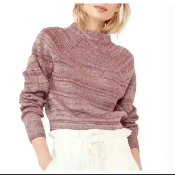 Free People Womens Too Good Sweater Size L Maroon Bohemian Classic Comfy Boho - Picture 1 of 4